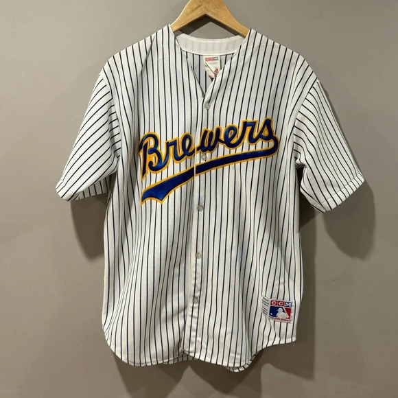 Vintage Milwaukee Brewers MLB Baseball Jersey - Picture 1 of 9
